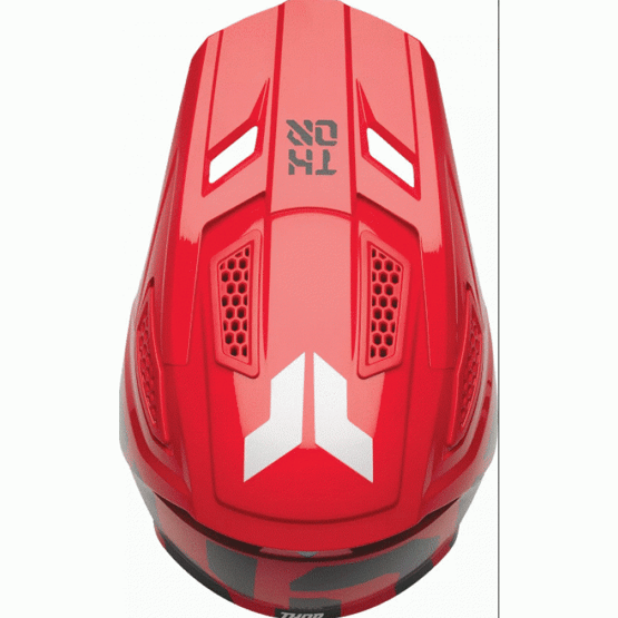 Мотокрос каска THOR FLEET FORGE RED