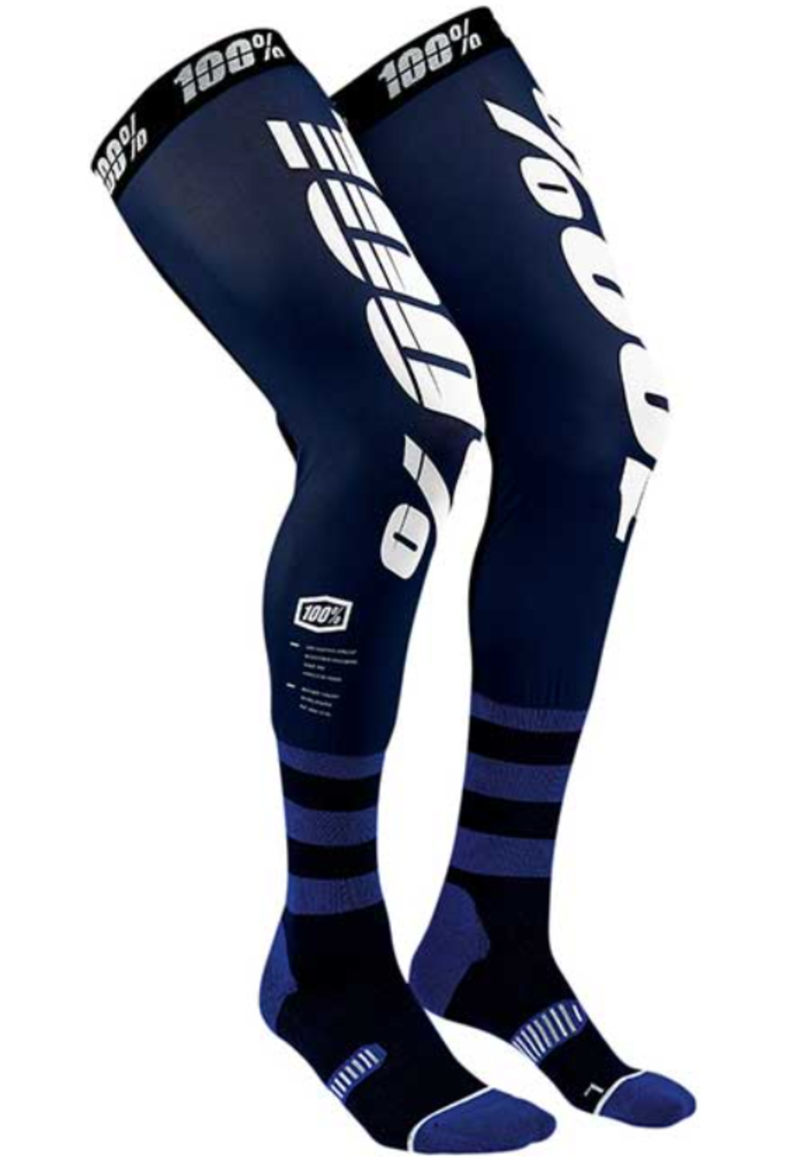 Mотокрос/вело чорапи 100% REV NAVY/WHITE