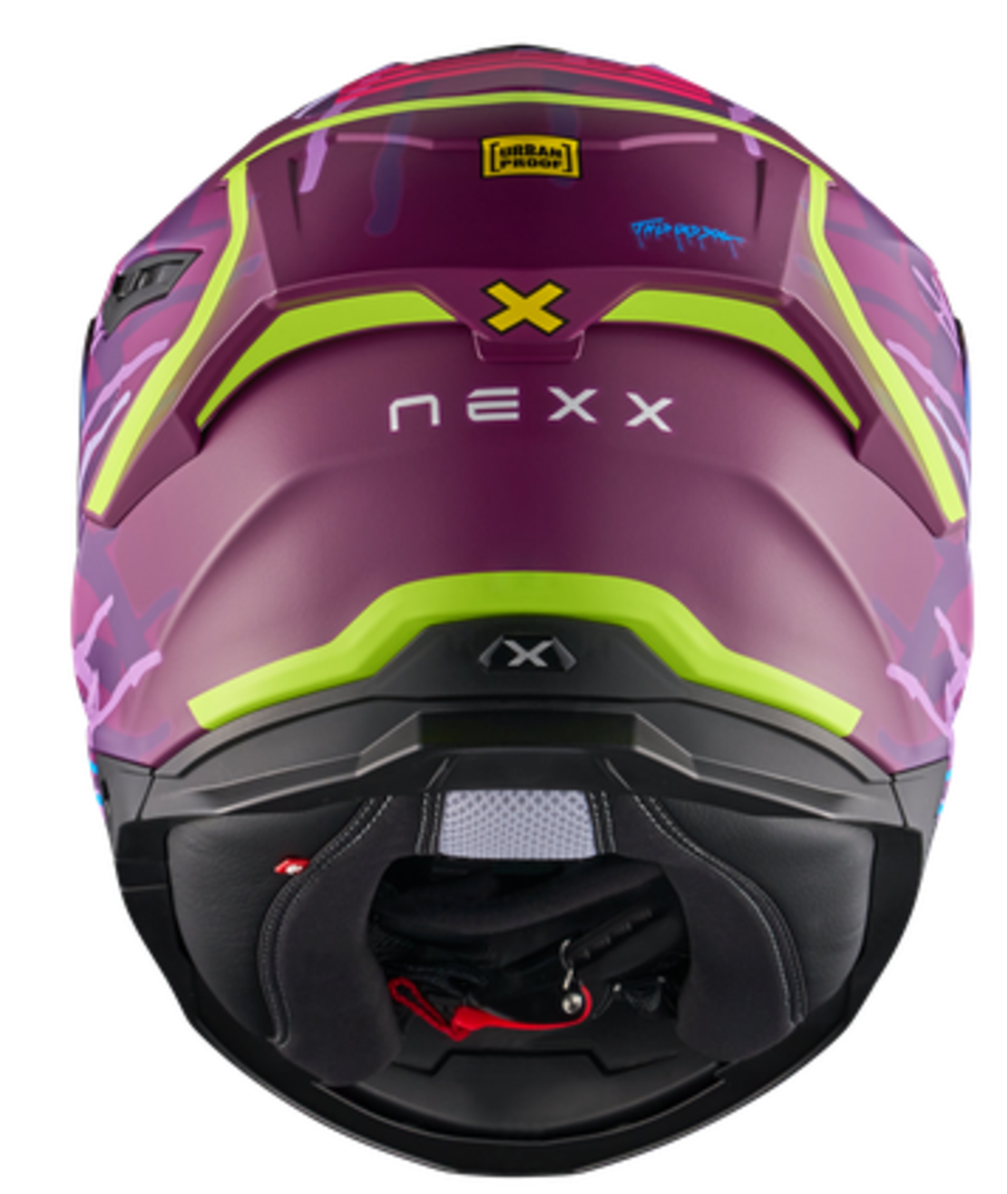 Каска NEXX Y100R URBANGRAM AUBERGINE MATT