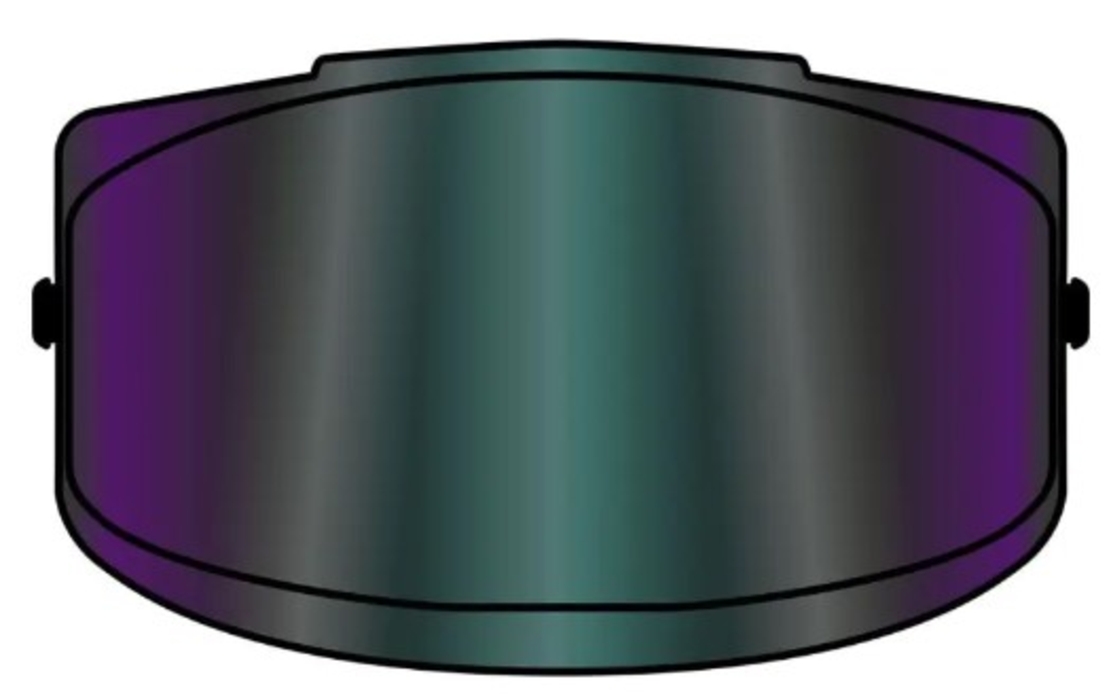 Иридиев визьор за AIroh Helios - Rainbow