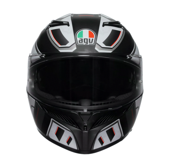 КАСКА  AGV K3 - RIVIA MATT BLACK/WHITE