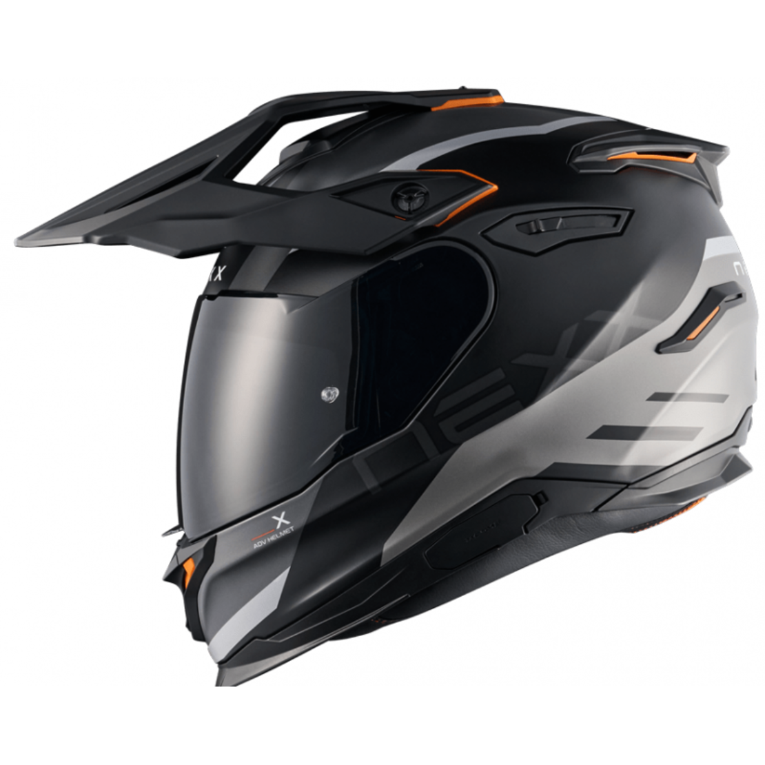 Адвенчър каска NEXX Y.TRAVL QUEST BLACK GRAY