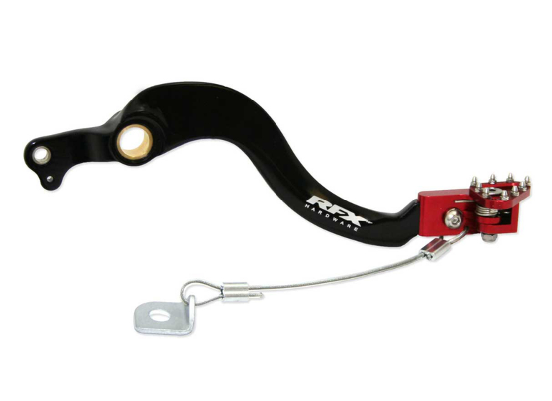 Заден лост за спирачка RFX Pro FT Rear Brake Lever (Black/Red) - Honda CRF250 R 10-26