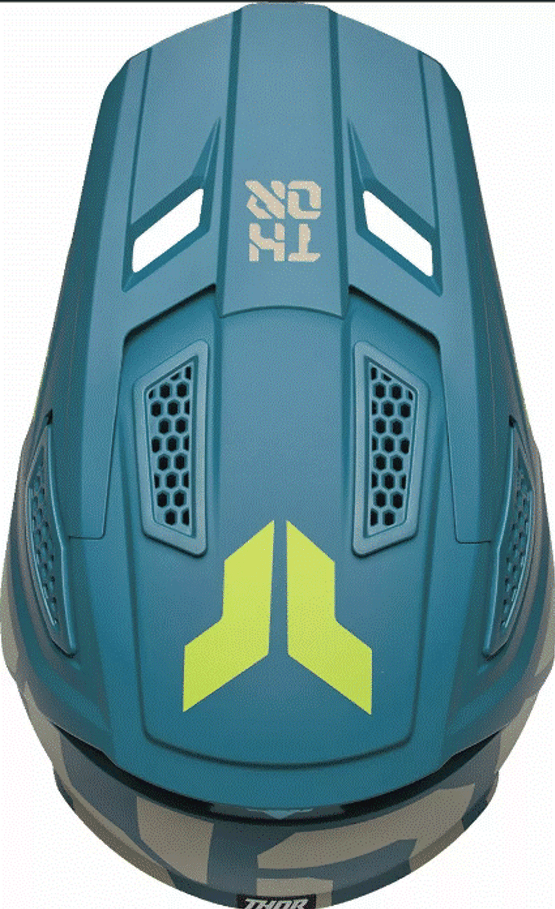 Мотокрос каска THOR FLEET FORGE BLUE