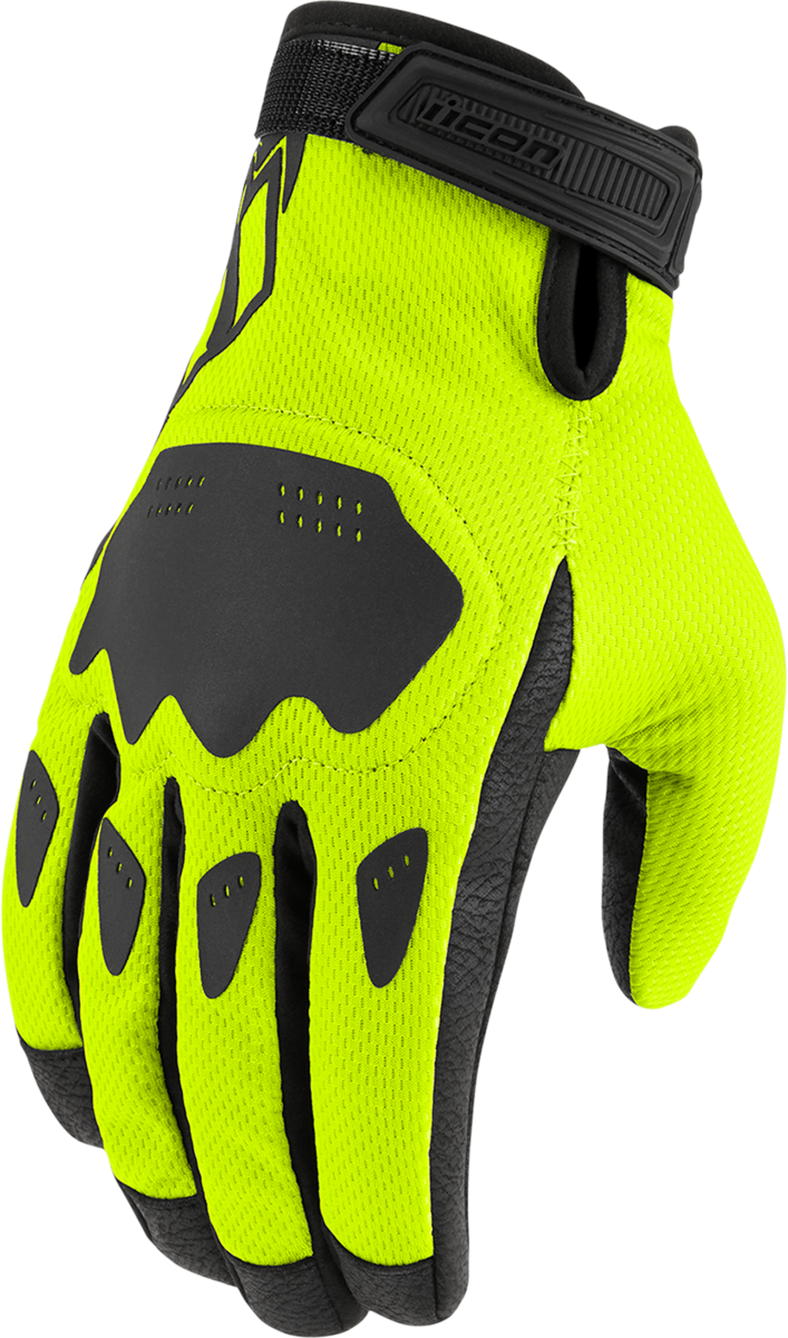 Мото ръкавици ICON HOOLIGAN CE - HI-VIZ