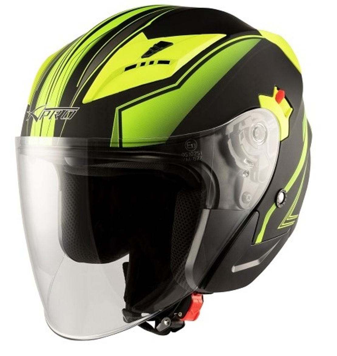 Скутер каска APRO YORK MATT YELLOW