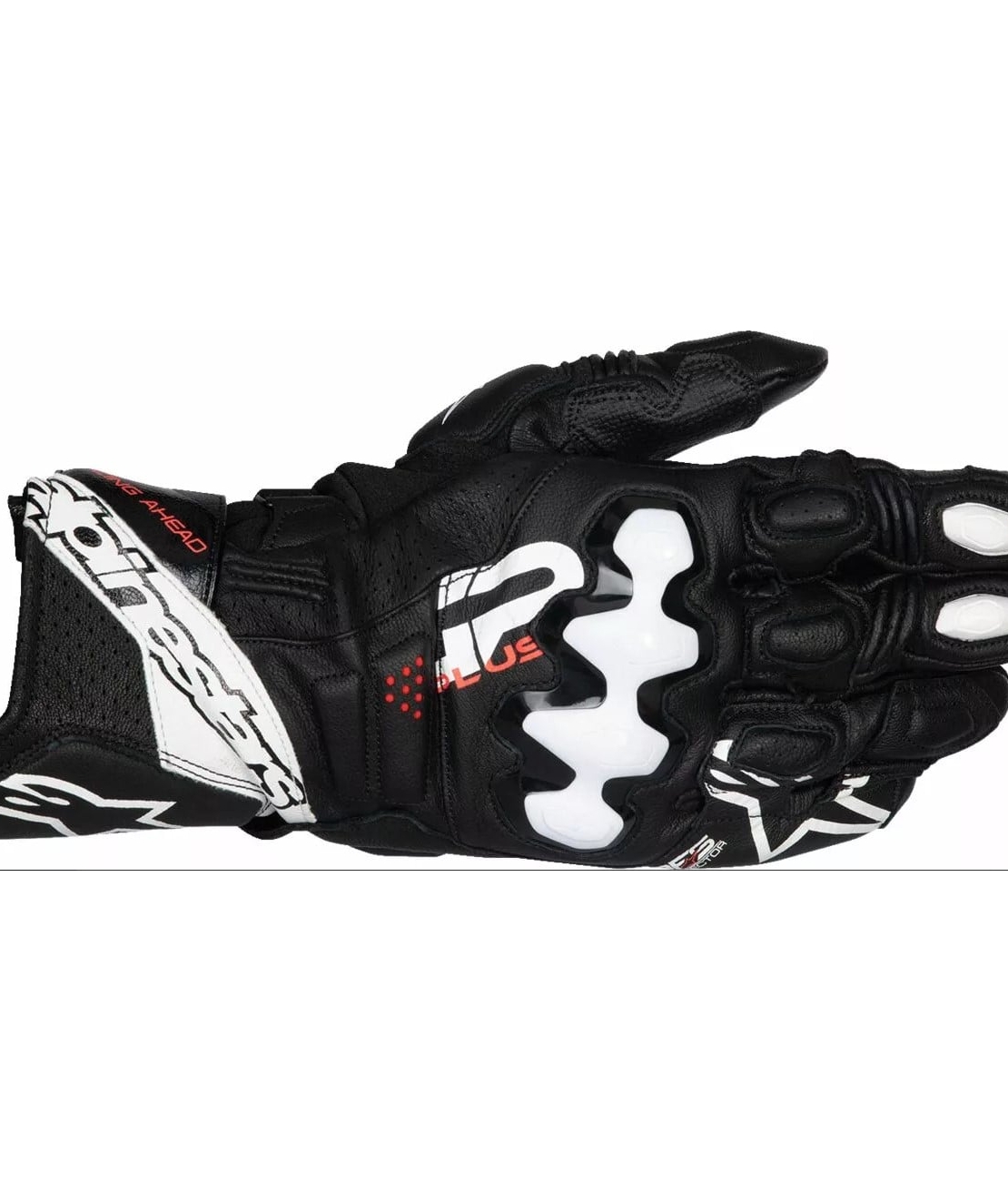 Кожени ръкавици ALPINESTARS GP+ R V3 LTHR BLK/WHT