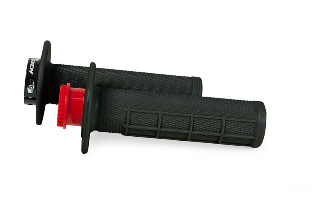 Ръкохватки RACETECH R20 Lock On Grips Half Waffle BETA 20 (Black)