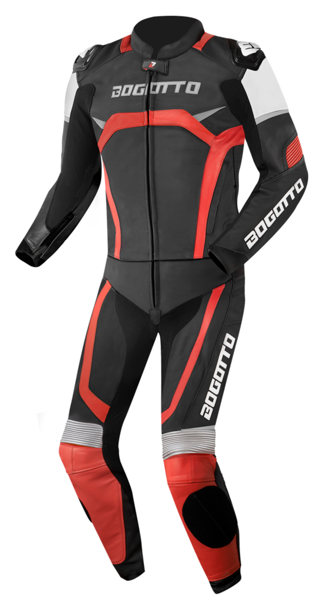 Кожен Мото Екип BOGOTTO MISANO Black/Red