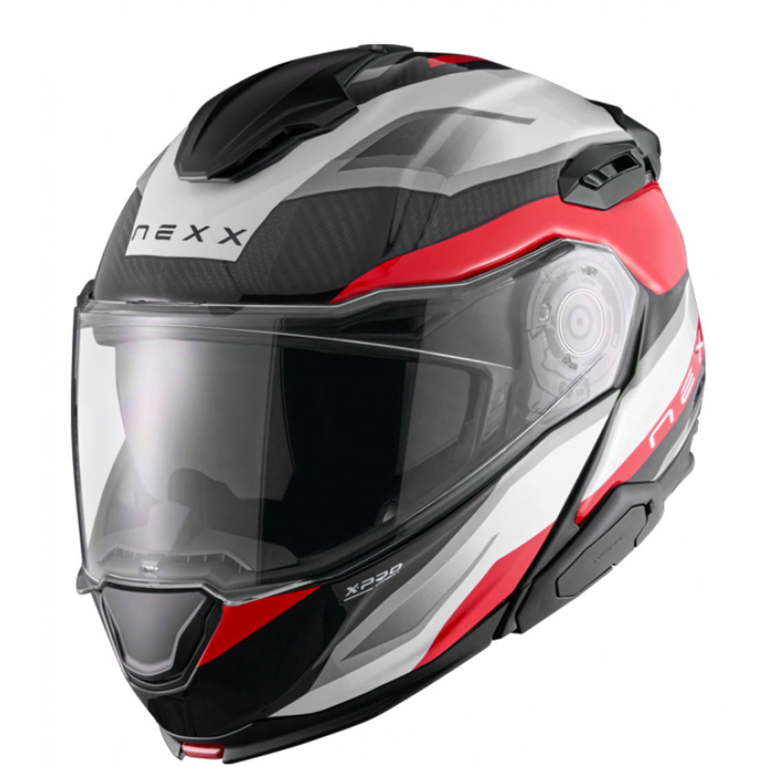 Каска NEXX X.LIFETOUR FLIP UP PRO MILE WHITE RED