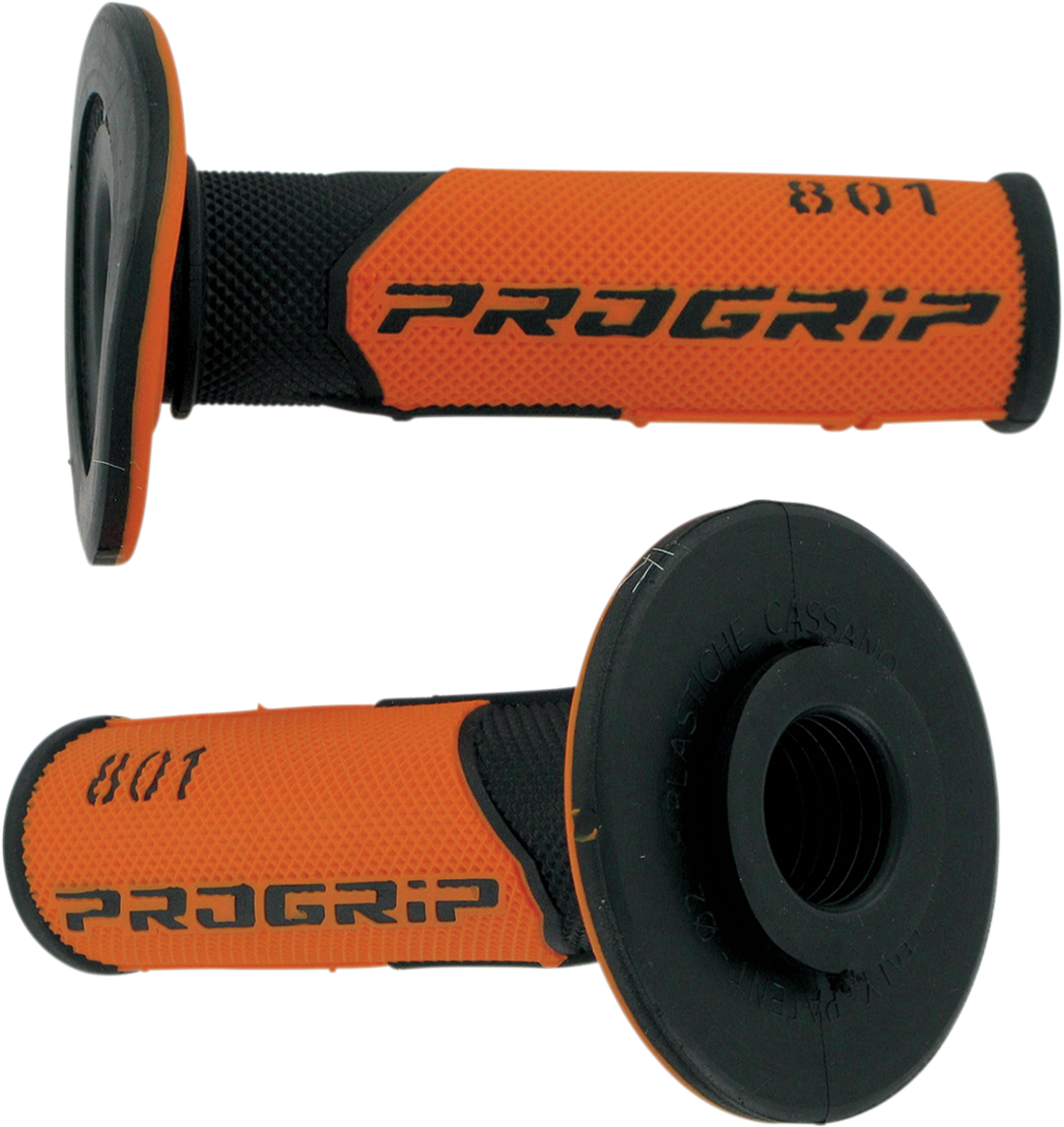 Мотокрос ръкохватки PROGRIP 801 Hybrid Duo-Density BLACK/ORANGE