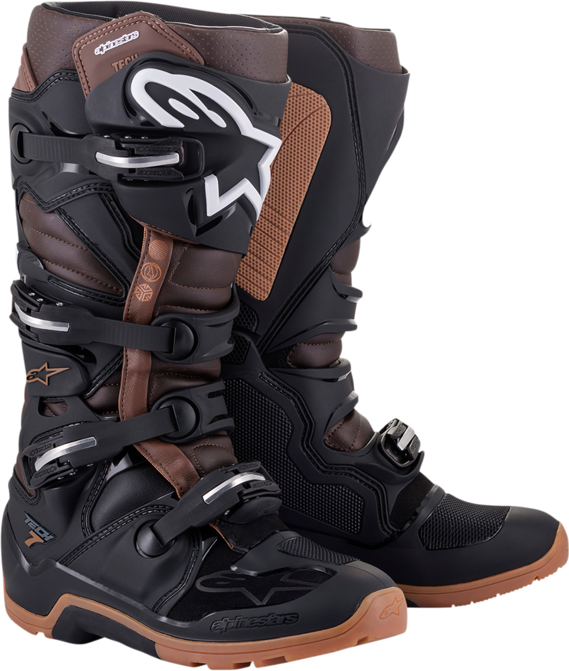 Мотокрос ботуши ALPINESTARS TECH 7 BLACK/BROWN