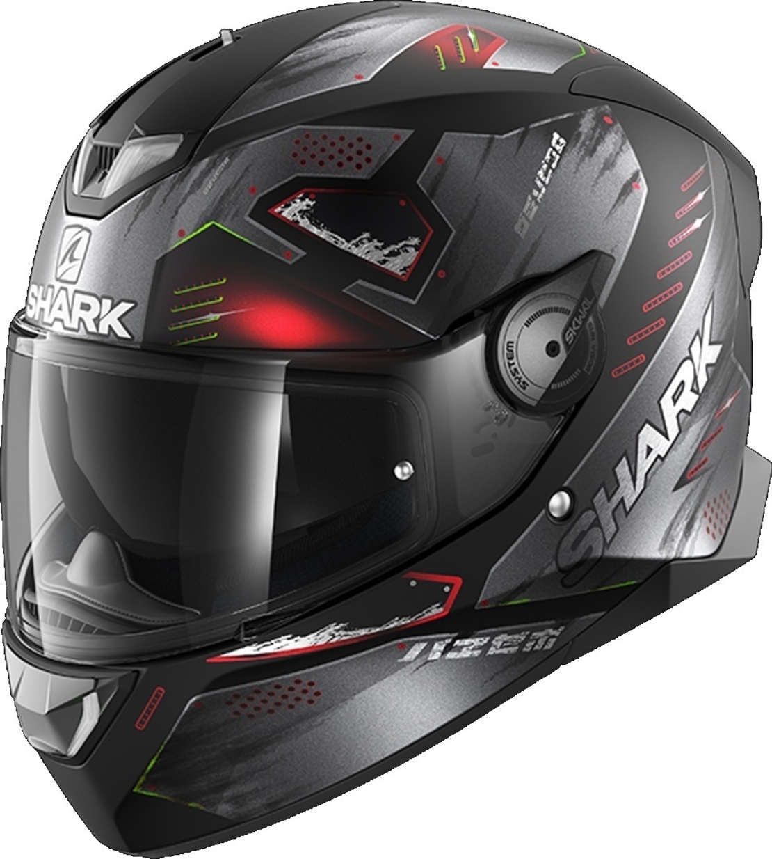 Каска SHARK SKWAL 2 VENGER BLACK/RED MATT