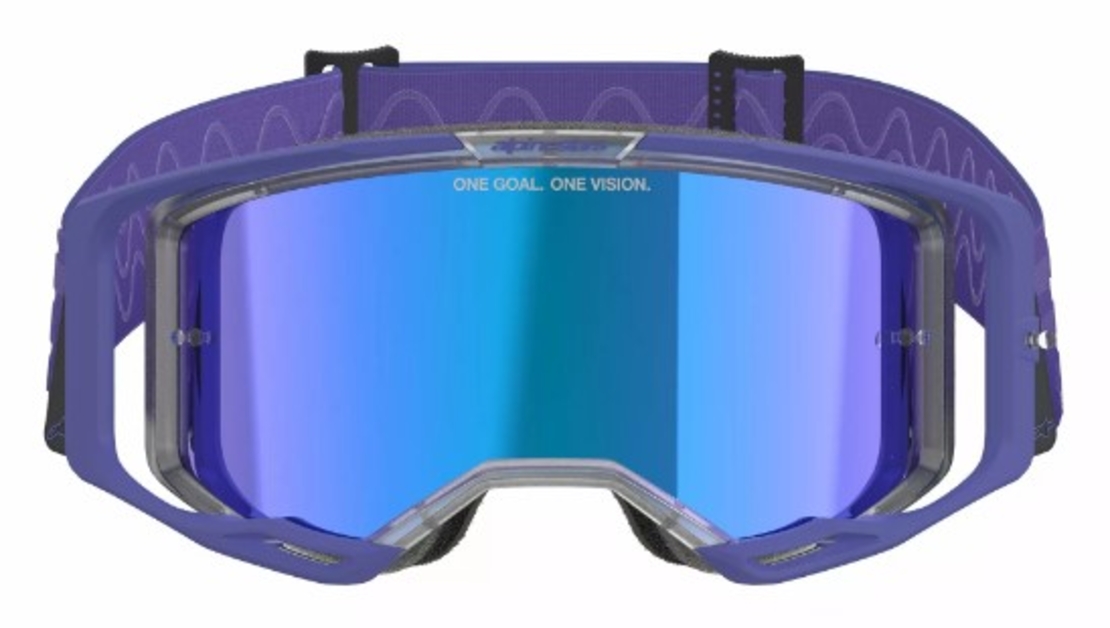 Мотокрос очила ALPINESTARS VISION 8 CORP PURPLE MIRROR-BLUE