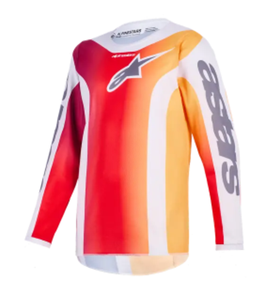 Детско мотокрос джърси Alpinestars FLUID PORTL RED/GRAY