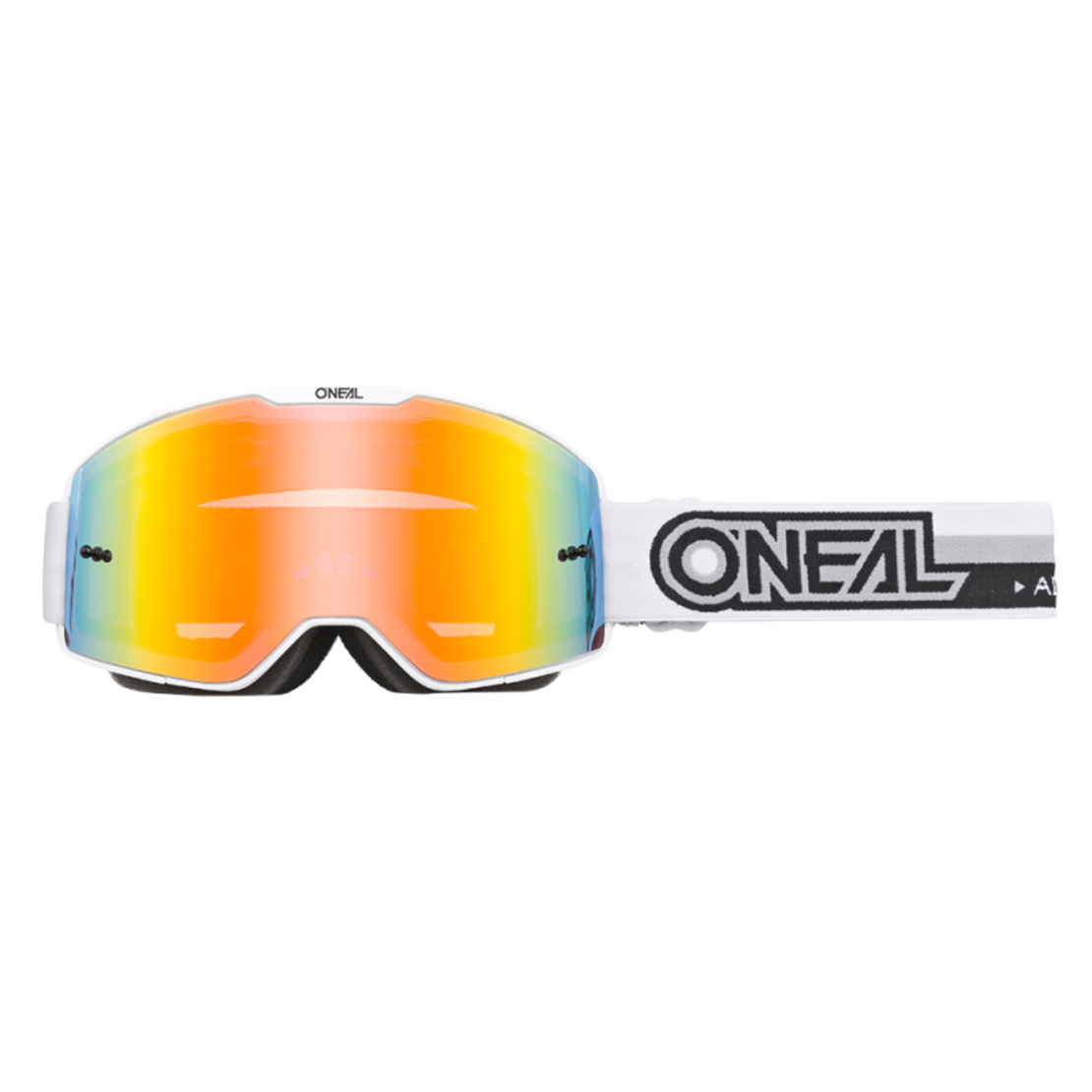 Мотокрос очила B-20 PROXY WHITE/BLACK - RADIUM RED
