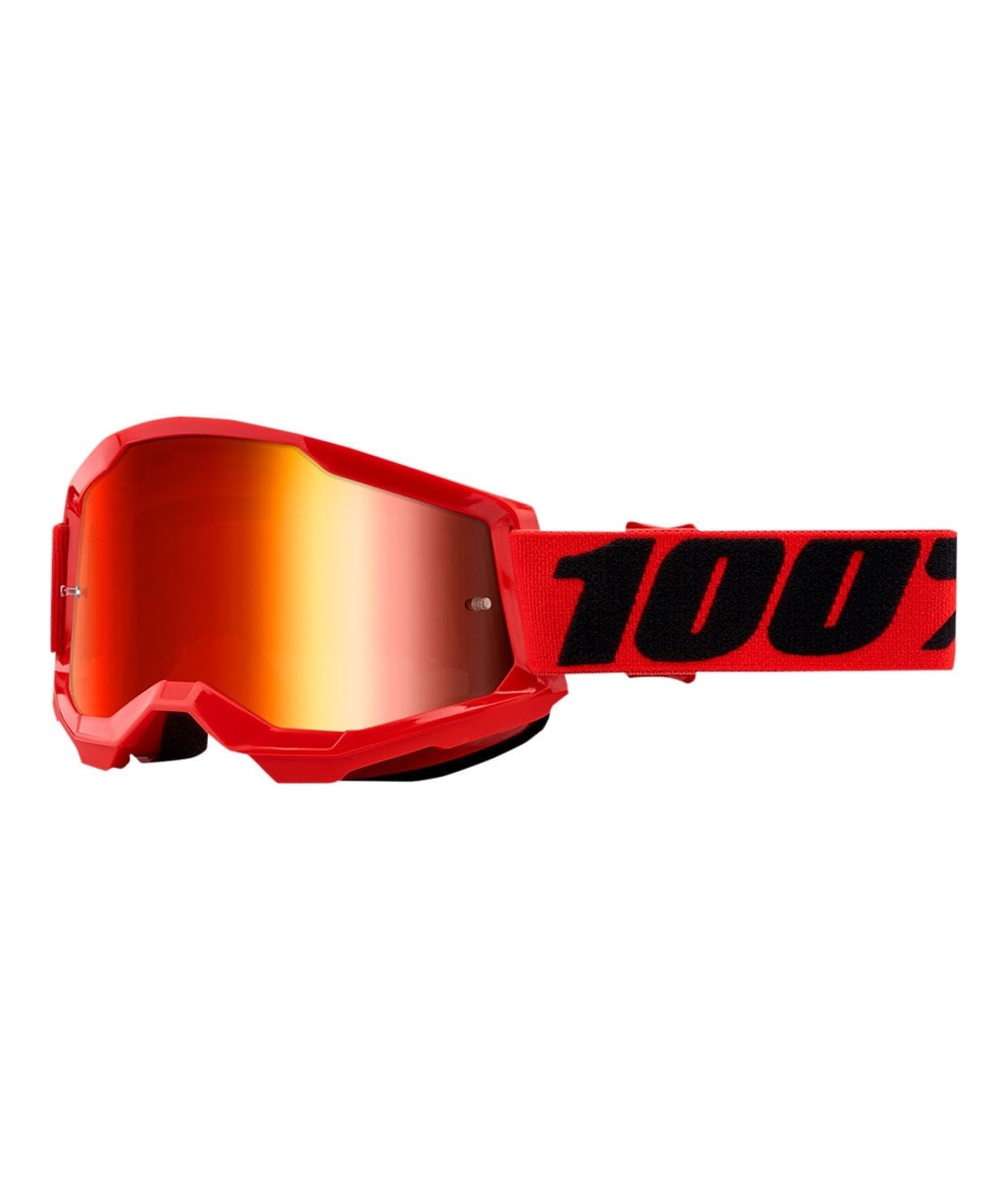 Мотокрос очила 100% STRATA2 RED-MIRROR RED