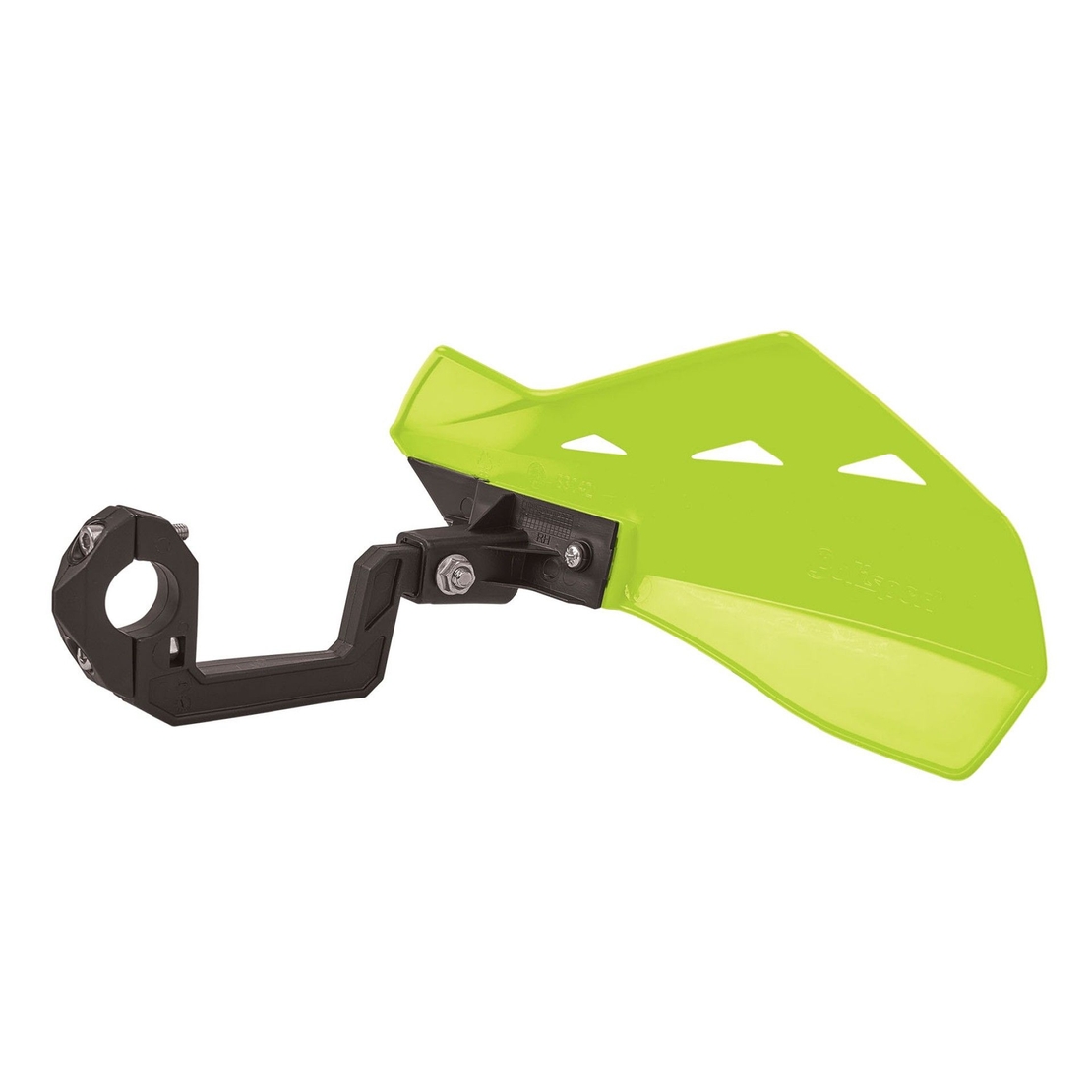 Предпазител за кормило POLISPORT QWEST UNIVERSAL FLO YELLOW - PLASTIC