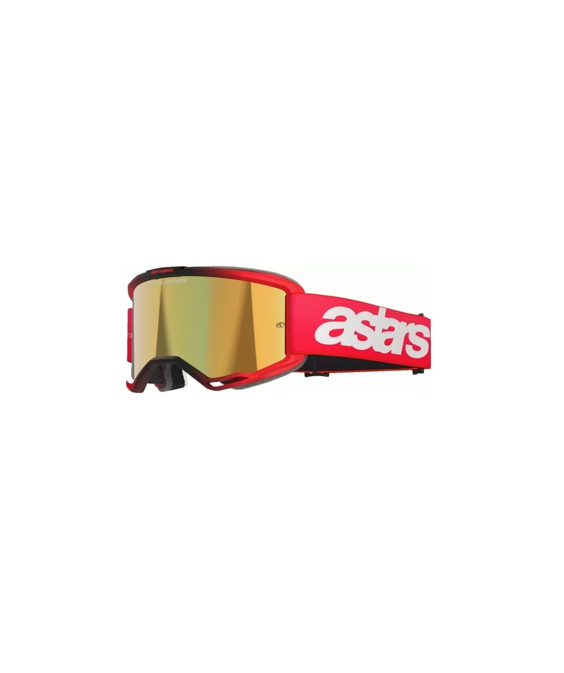 Мотокрос очила ALPINESTARS VISION 5 BLAZE RED MIRROR-GLD