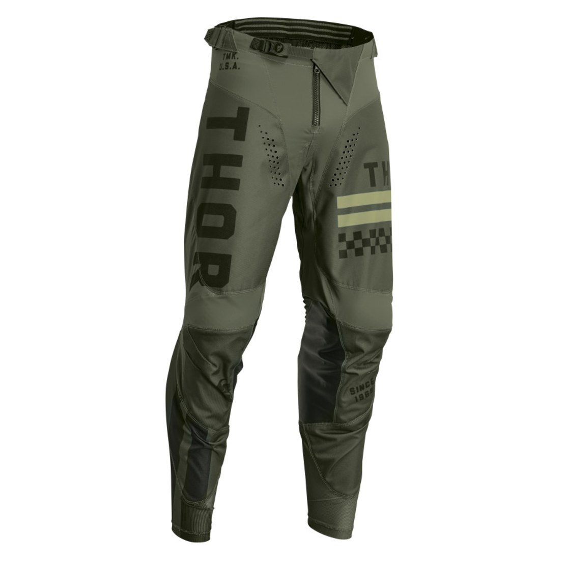 Мотокрос брич THOR PULSE COMBAT ARMY/BLACK