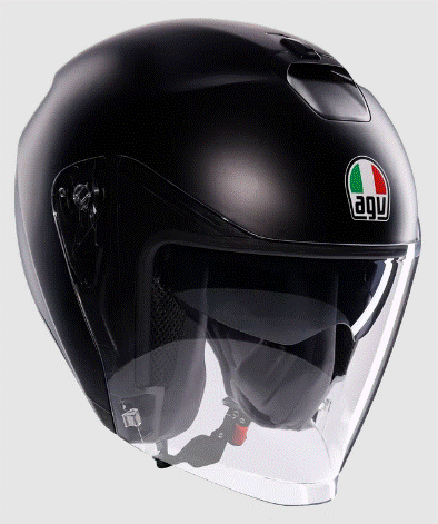 Каска за скутер AGV IRIDES BLACK MATT