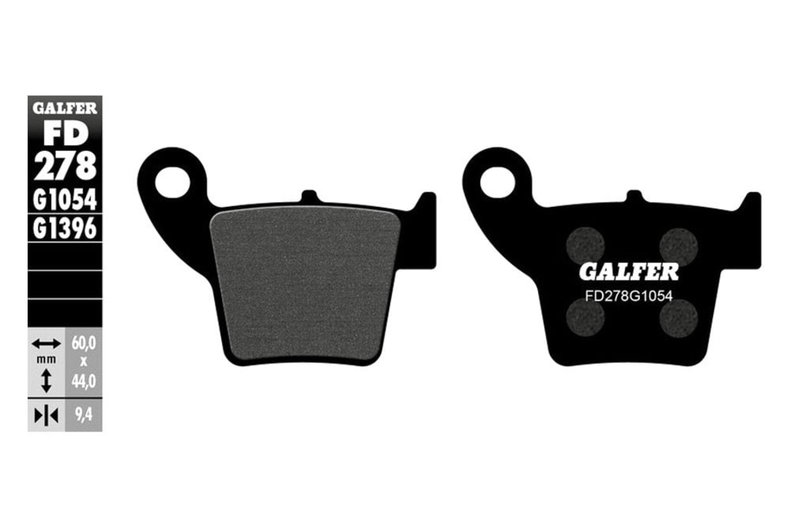 Задни мото накладки Galfer SEMI METAL FD278G1054