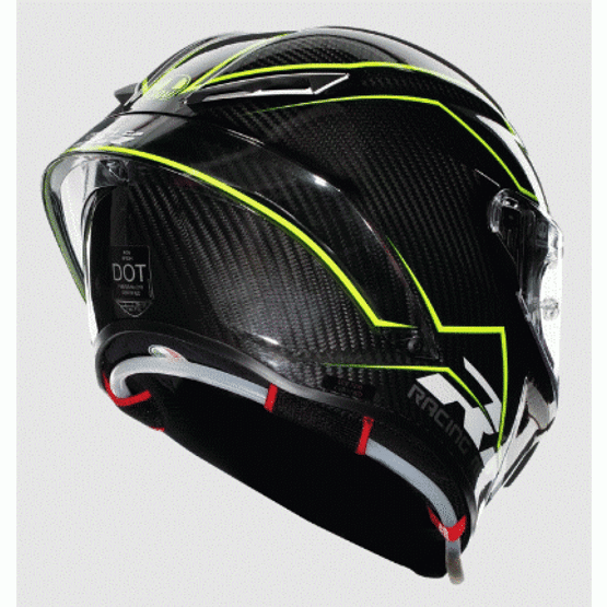 МОТО КАСКА AGV PISTA GP RR PERFORMANTE CARBON/YELLOW FLUO