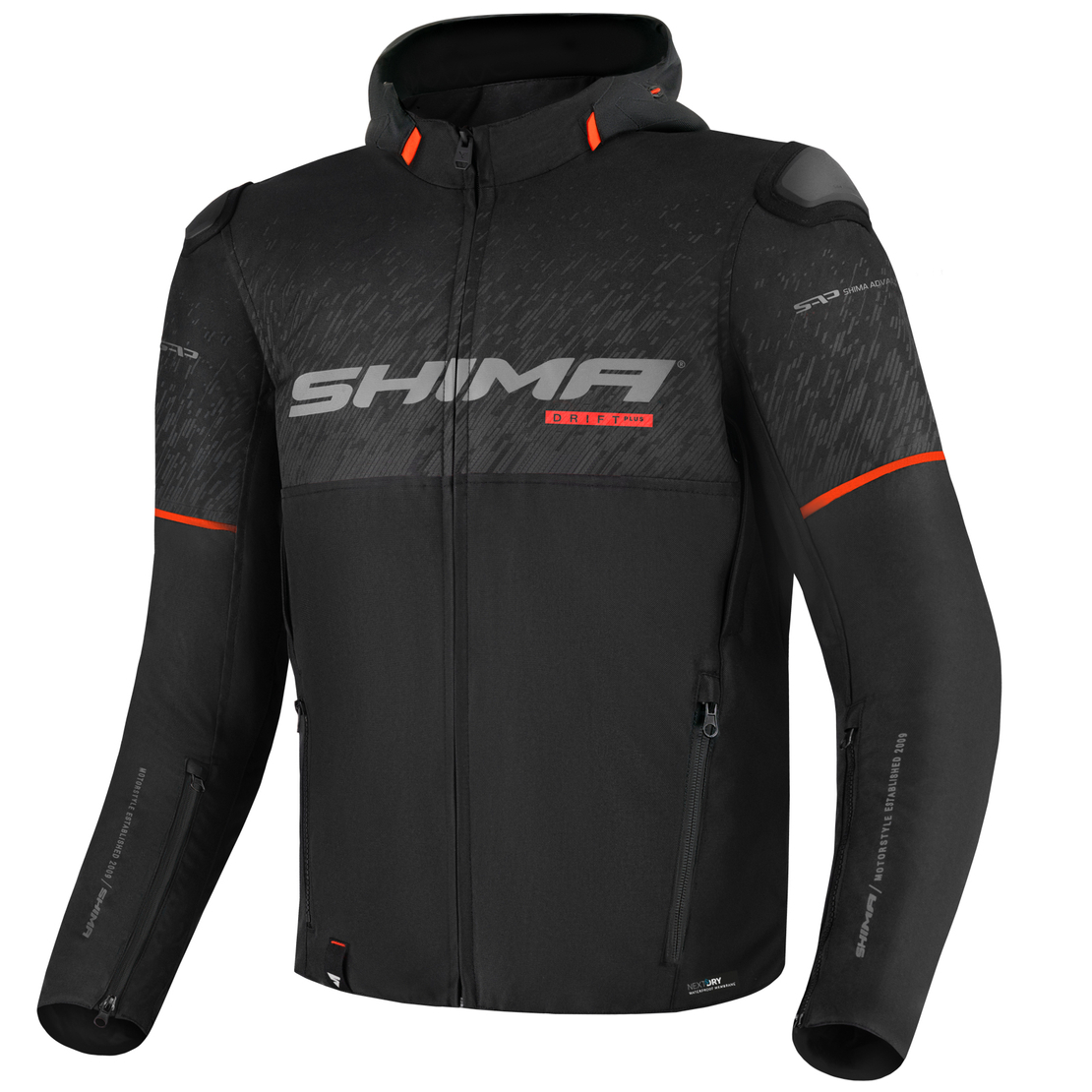 Текстилно мото яке SHIMA DRIFT PLUS BLACK