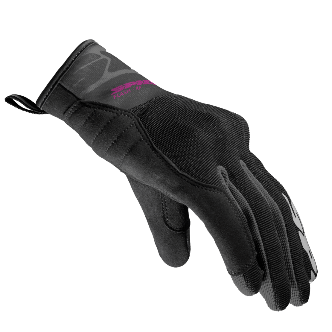 Дамски текстилни мото ръкавици SPIDI FLASH-KP BLACK/FUCHSIA