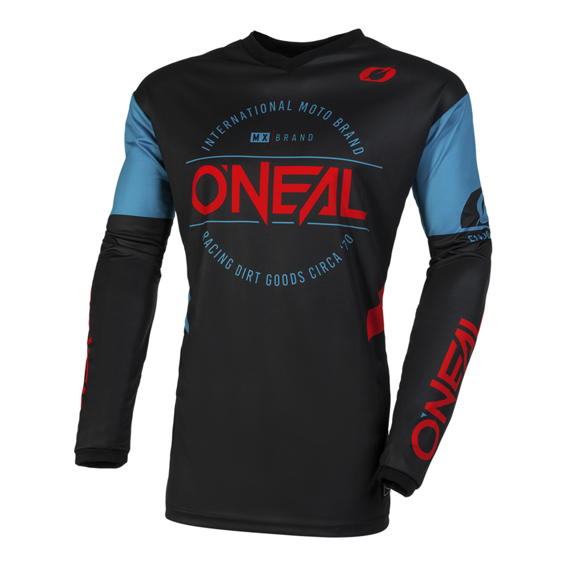 Мотокрос блуза O'NEAL ELEMENT BRAND V.23 BLACK/BLUE