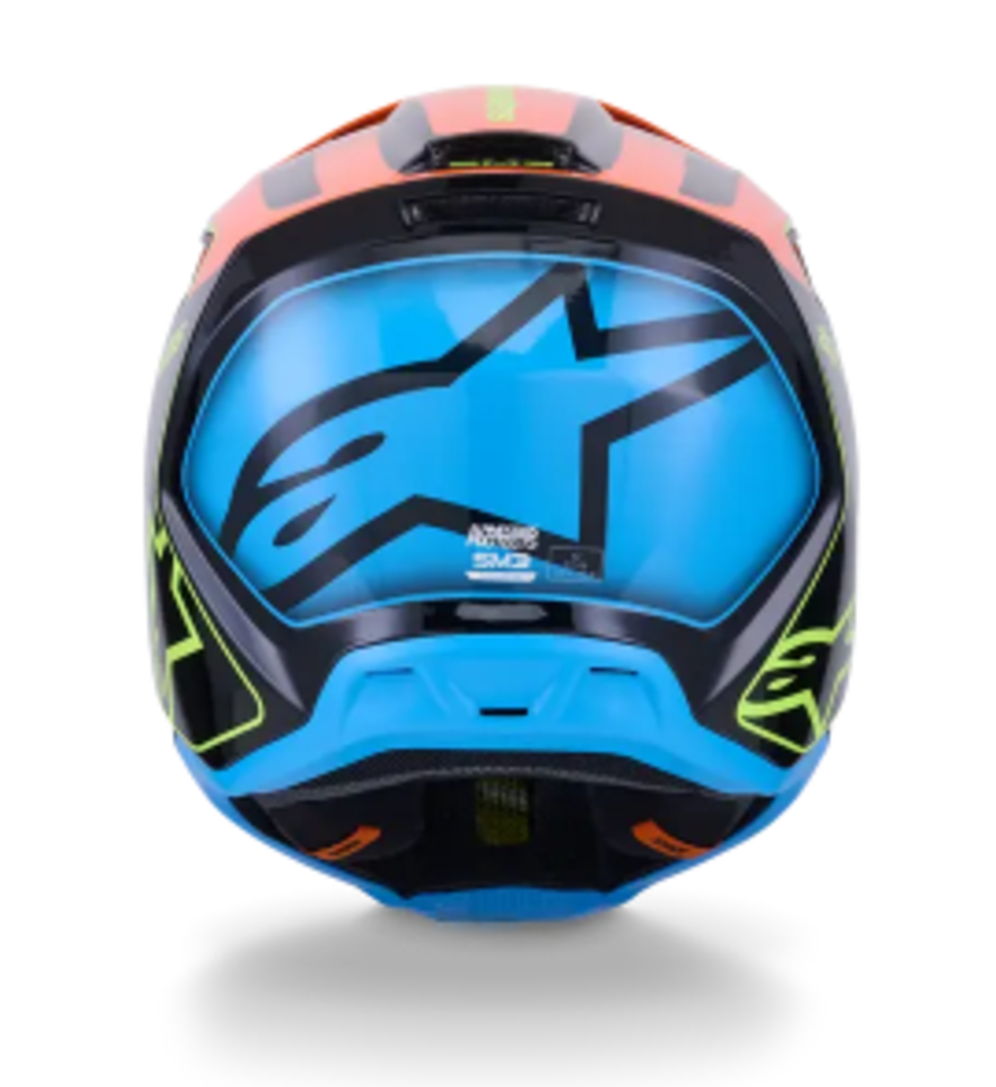 Мотокрос каска ALPINESTARSSM3 FRAY BLACK/ORANGE/YELLOW