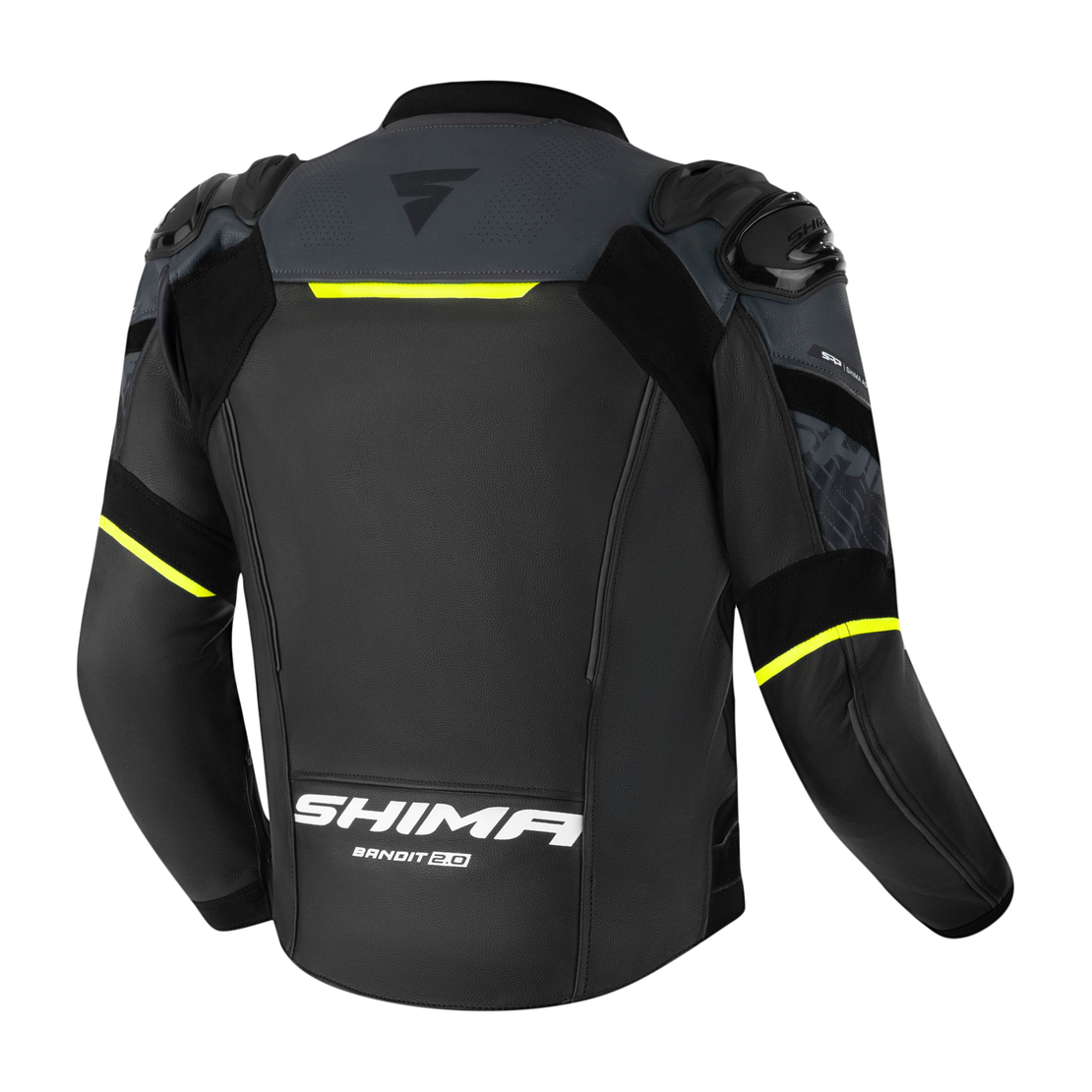 Кожено мото яке SHIMA BANDIT 2.0 FLUO