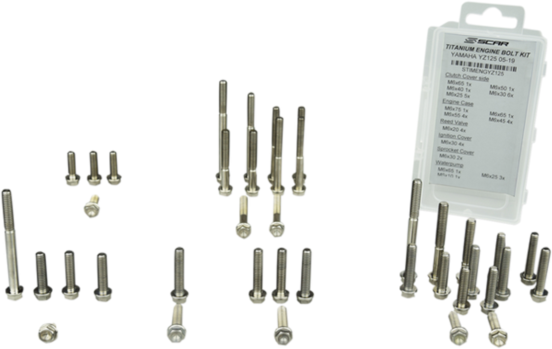 Титаниеви болтове SCAR за HONDA M6X11мм