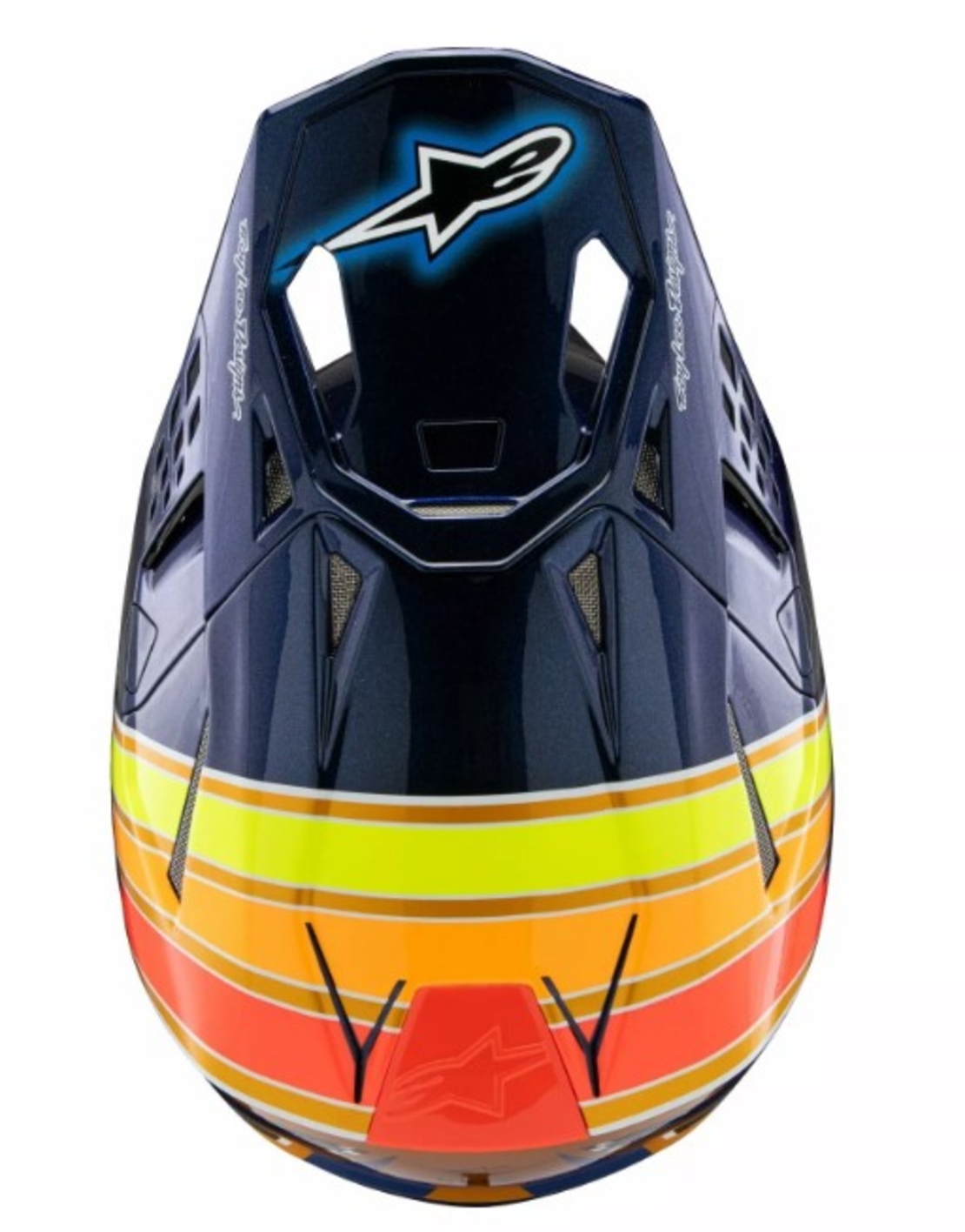 Мотокрос каска ALPINESTARS SM10 TLD25 BL/OR/YL