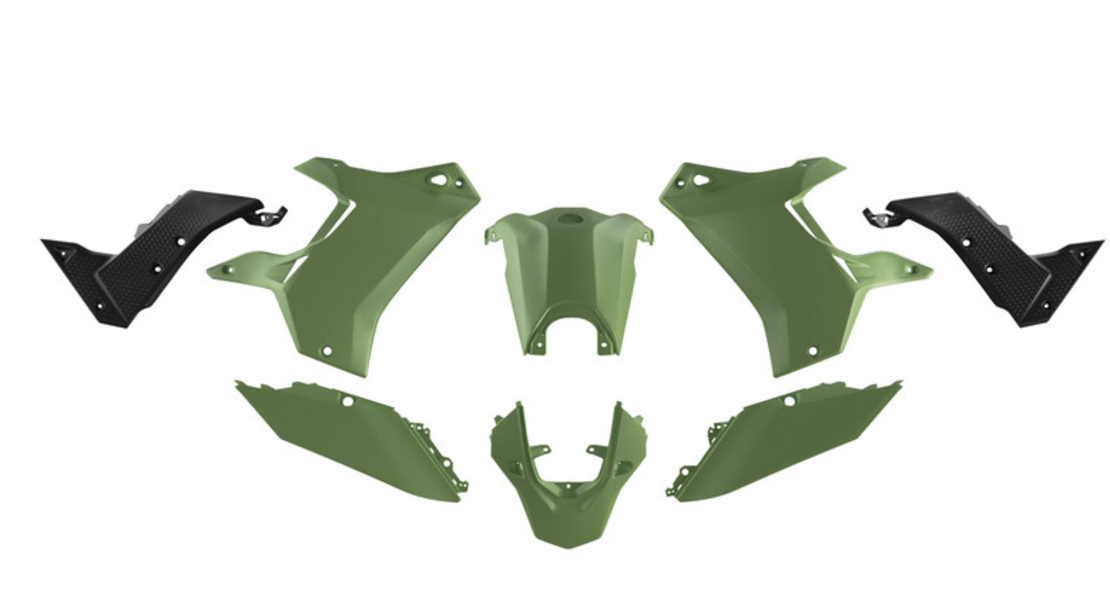 Комплект пластмаси RACETECH Plastic Kit (Camo Green) Yamaha Tenere 700 19-24