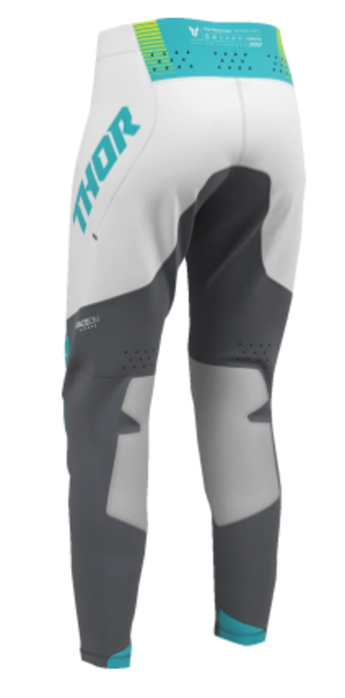 Дамски мотокрос брич  THOR  SPORTMODE VELOCITY GREY/AQUA