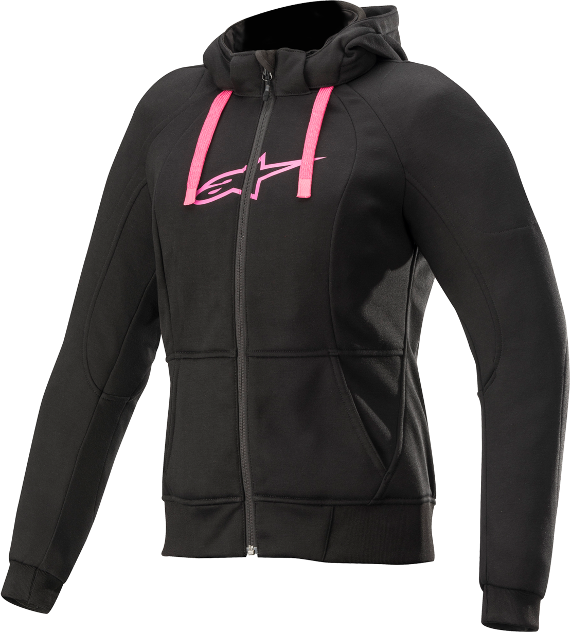 Дамски мото суичър ALPINESTARS Stella Chrome Sport Hoodie BLACK/PINK