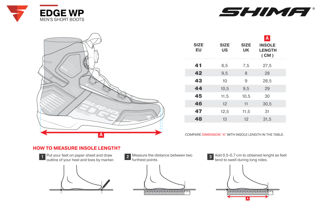 Мото боти SHIMA EDGE WP FLUO