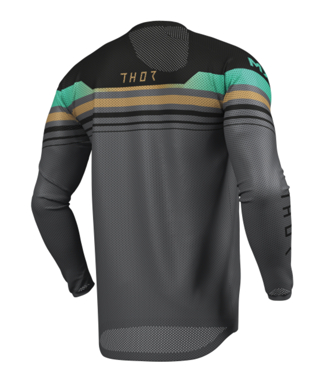 Мотокрос джърси THOR LAUNCHMODE VENTED RAPTOR BLACK/CHAR