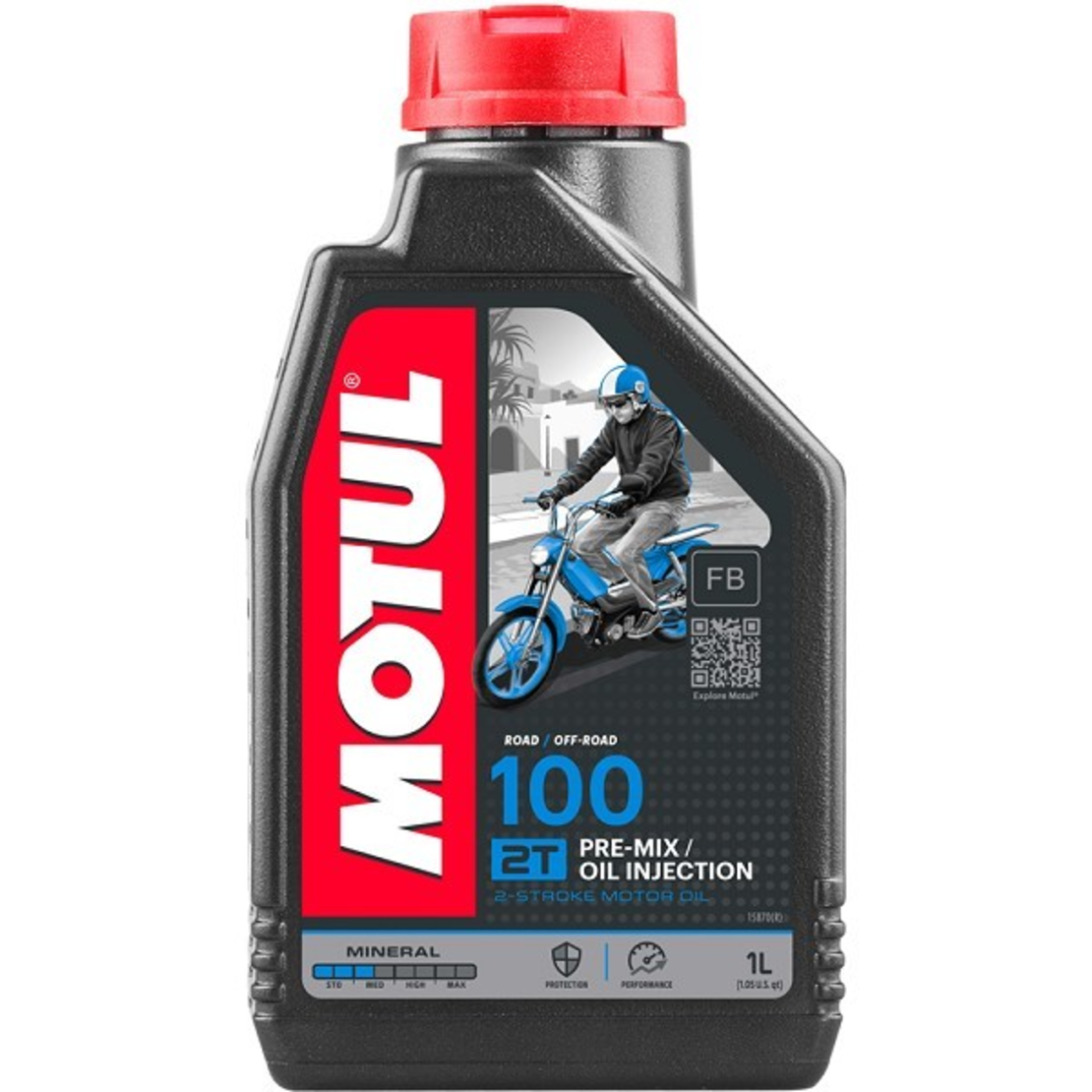 Масло MOTUL 100 2T-1L