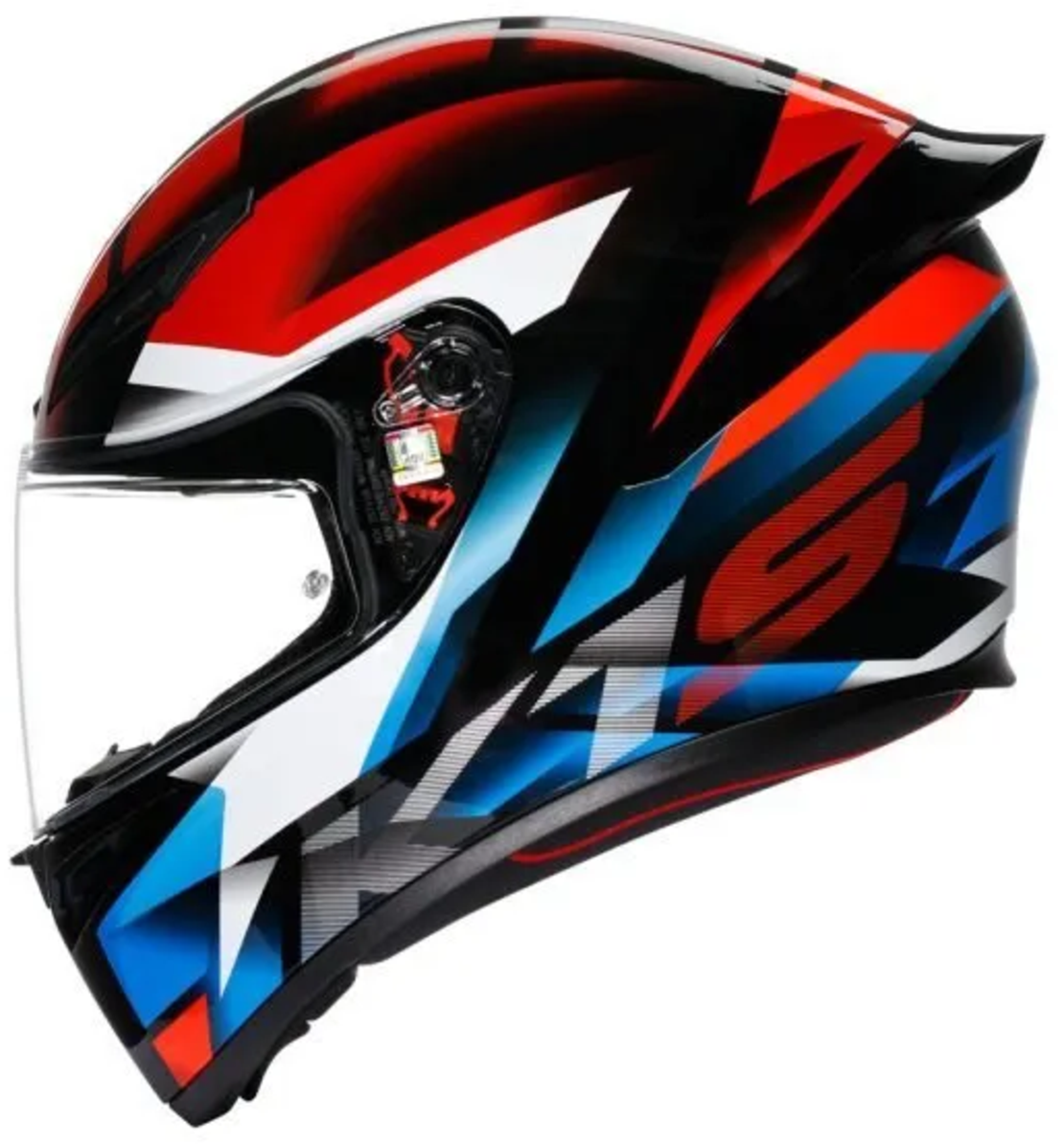 КАСКА K1 S E2206 - FASTLAP BLACK/RED/BLUE