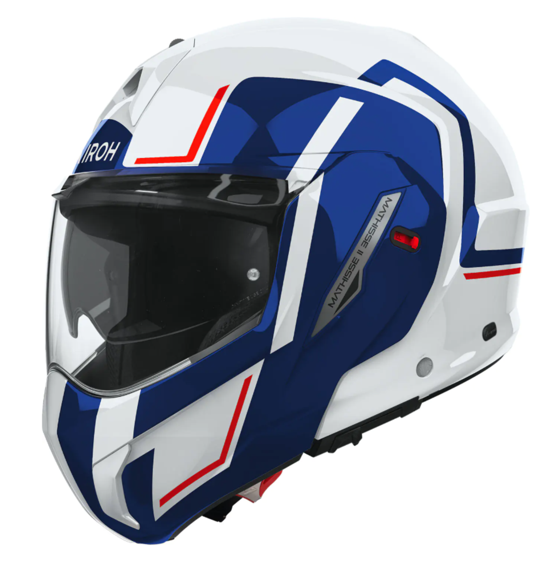 Каска AIROH MATHISSE II GENIUS BLUE/RED GLOSS