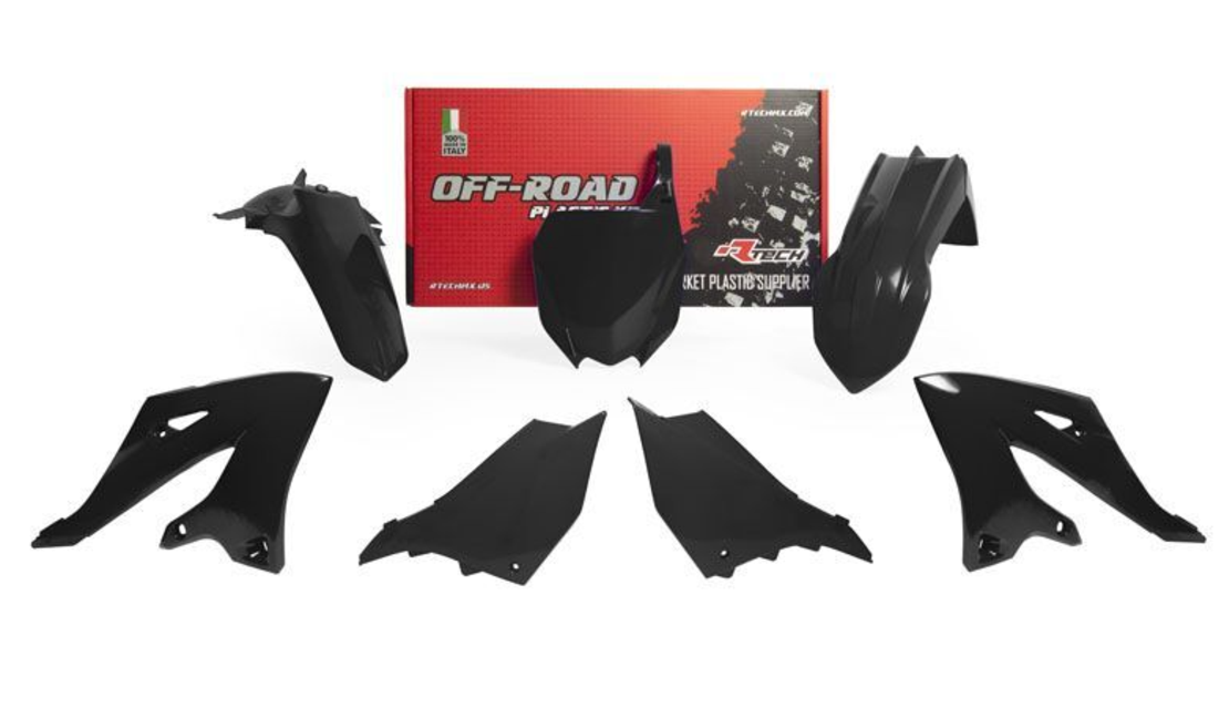 Комплект пластмаси RACETECH Plastic Kit - Yamaha YZ125/250 22-25 (Black)