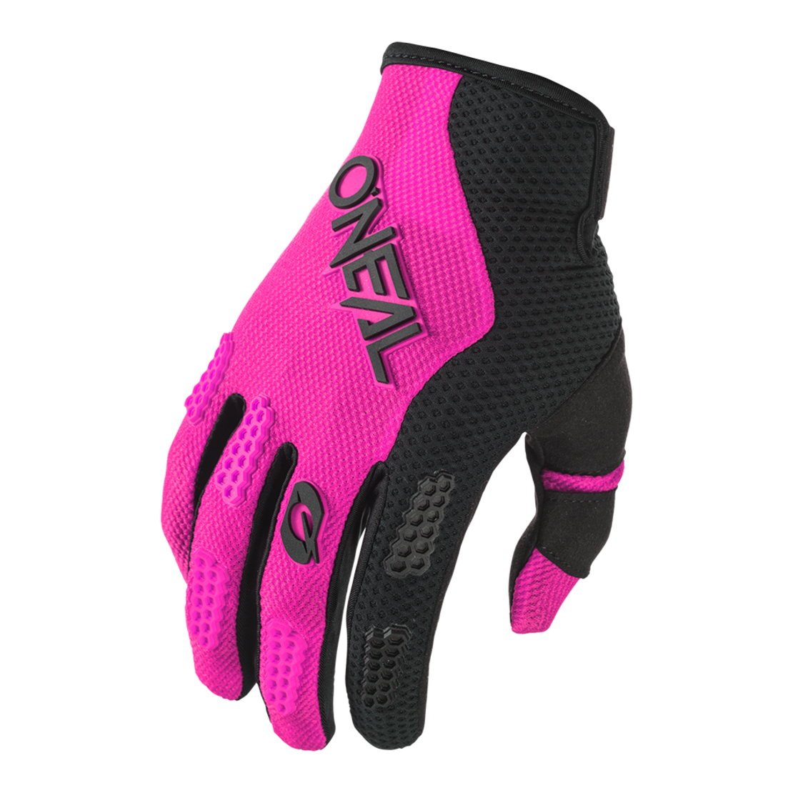 Дамски мотокрос ръкавици O'NEAL ELEMENT RACEWEAR BLACK/PINK V.24