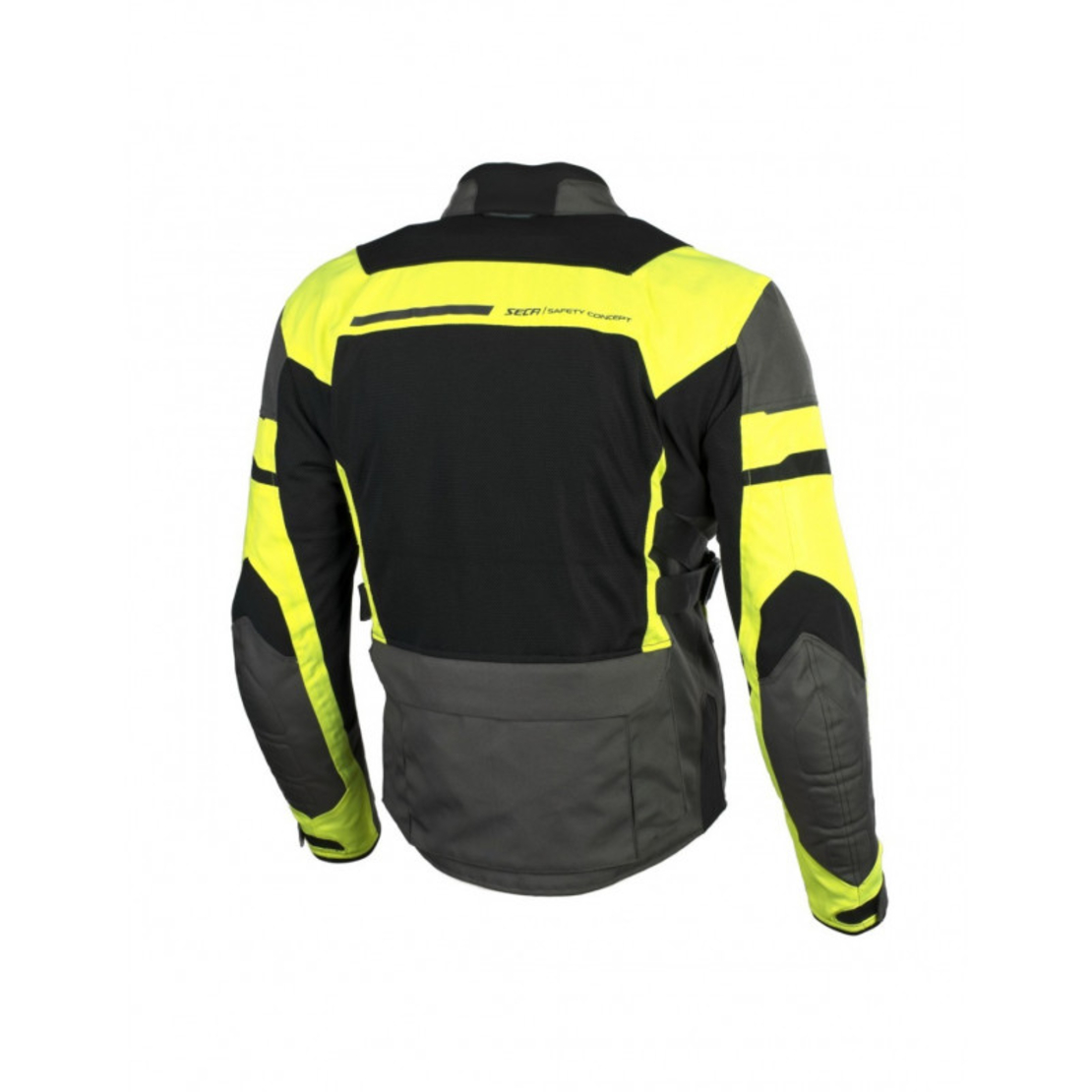 Текстилно мото яке SECA ORKAN II TITANIUM/FLUO YELLOW