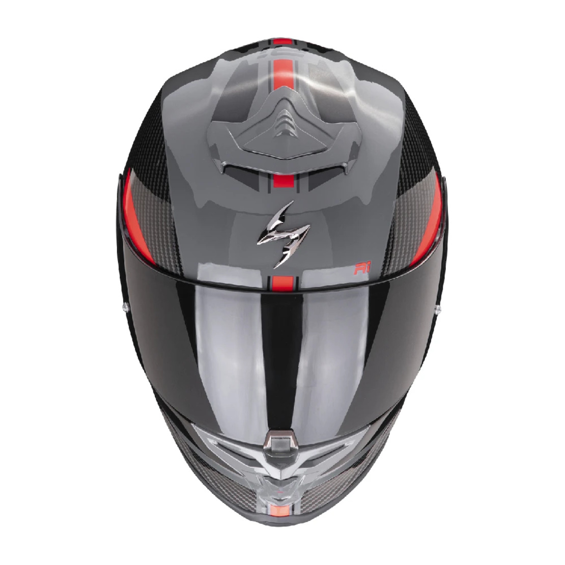 Каска Scorpion EXO-R1 Evo Air Final Grey-Black-Red