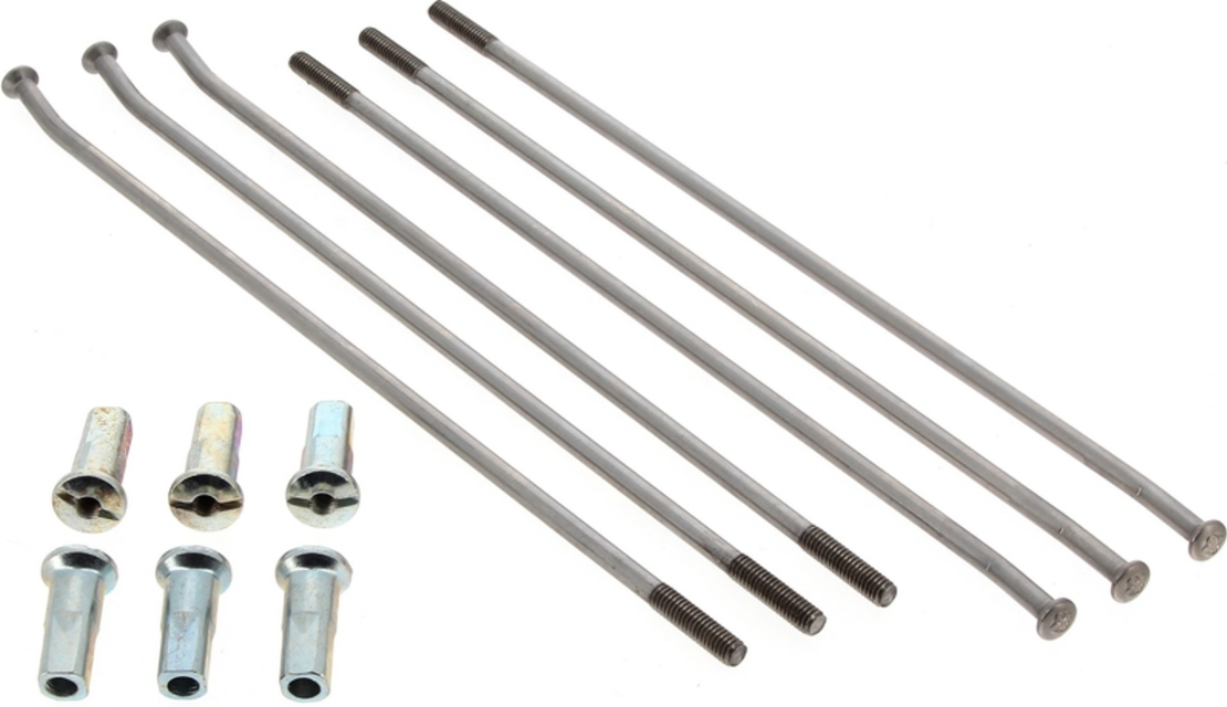 Спици и нипели RFX 18" Spokes set - Silver/Silver 32 spokes