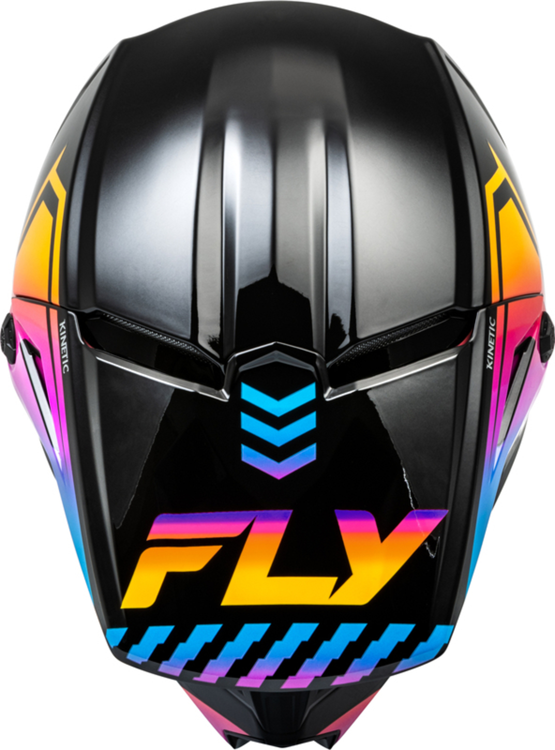 Мотокрос каска FLY RACING Formula Kinetic Menace - Black/Sunrise