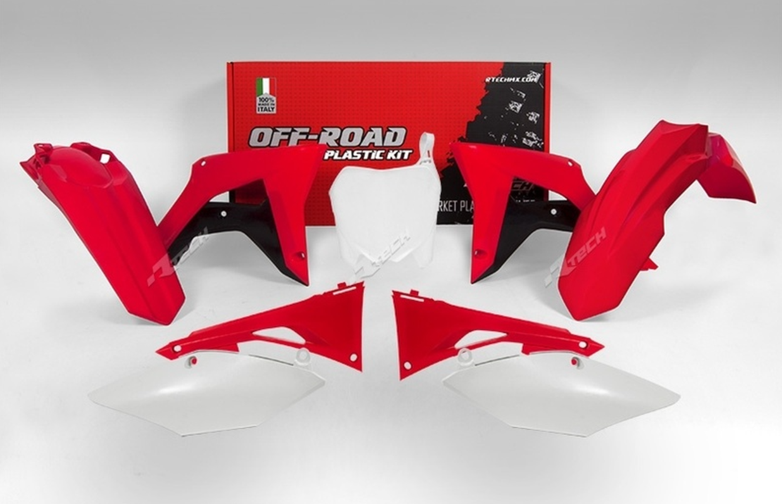 Комплект пластмаси RACETECH Plastic Kit OEM Color (2017) Red/Black/White Honda CRF450R 17-18