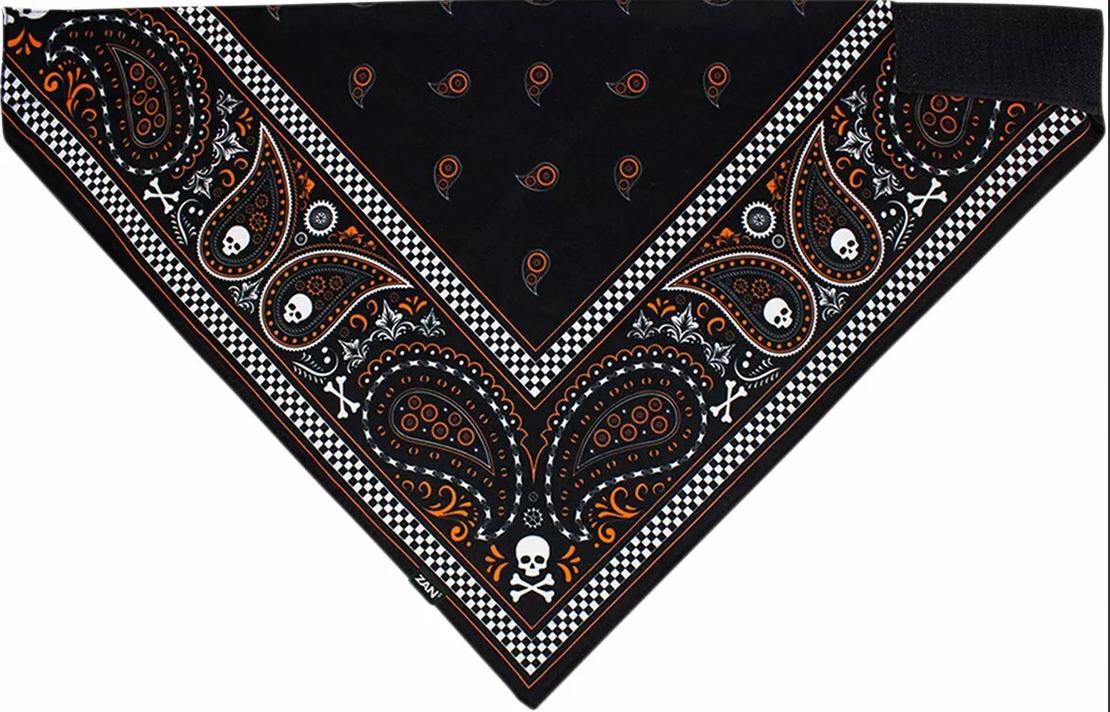 Кърпа за глава SPORTFLEX SERIES BLK/ORNG/WHT